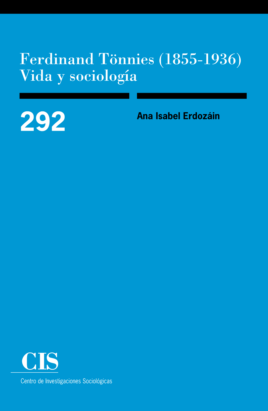 Ferdinand Tönnies (1855-1936): vida y sociología