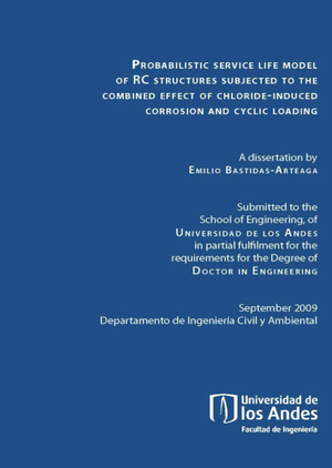 Probabilistic service life model of RC structures subjected to the combined effect of chloride-induced corrosion and cyclic loading