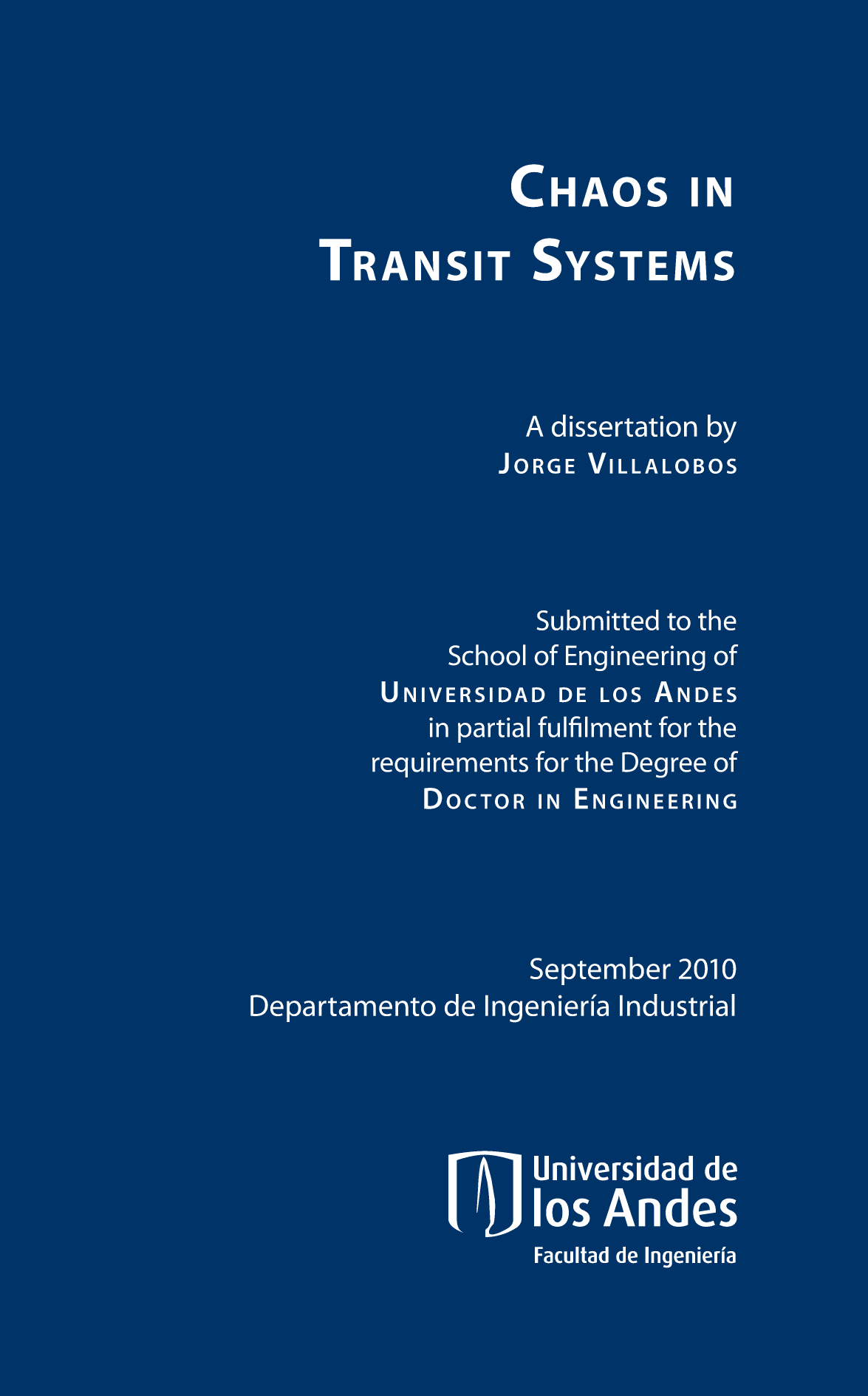 Chaos in Transit Systems
