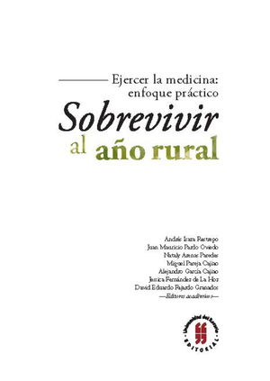 Ejercer la medicina: enfoque práctico: sobrevivir al año rural