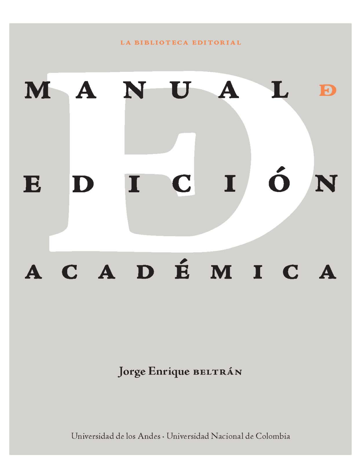 Manual de edición académica