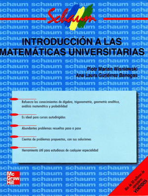 Introducción a las matemáticas universitarias
