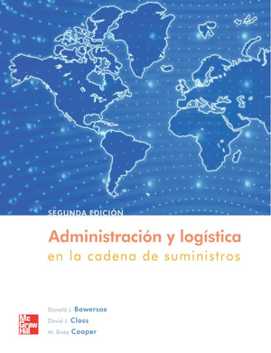 Administración y logística en la cadena de suministros