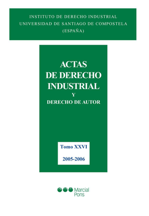 Actas de Derecho Industrial y Derecho de Autor XXVI
