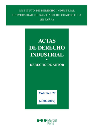 Actas de Derecho Industrial y Derecho de Autor XXVII