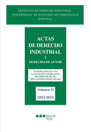Actas de Derecho Industrial y Derecho de Autor XXXIII