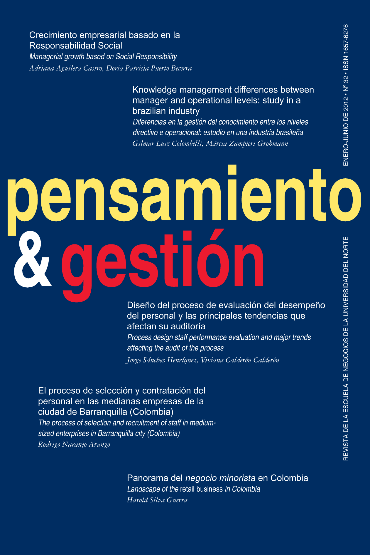 Revista Pensamiento y Gestión (32)