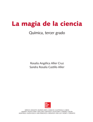 La magia de la ciencia: química, tercer grado